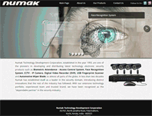 Tablet Screenshot of numak.com